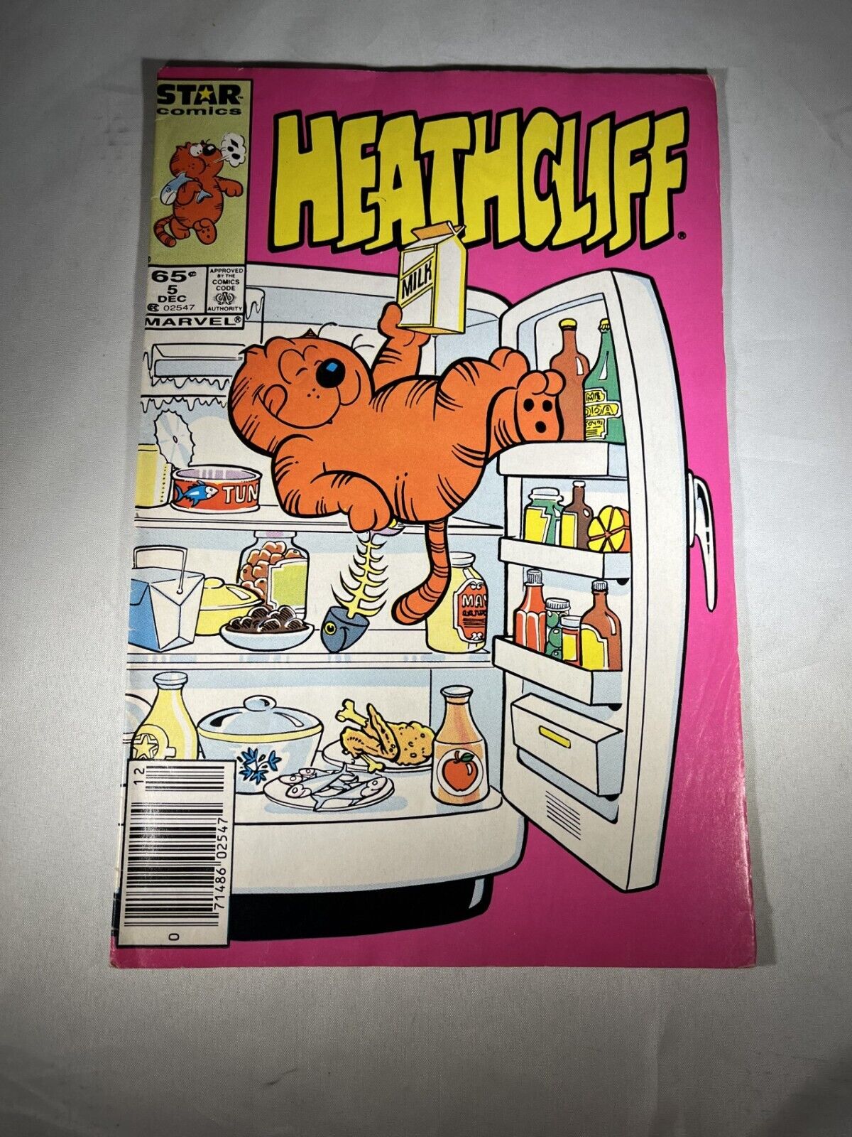 Heathcliff #5 / Marvel Star Comics  Dec 5   1985   S