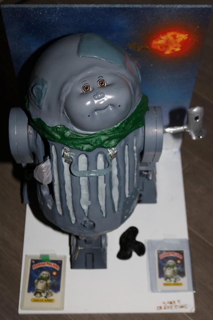 GARBAGE PAIL KIDS ASHCAN ANDY CUSTOM MADE FIGURE SPACEY STACY 1985 STICKERS RARE
