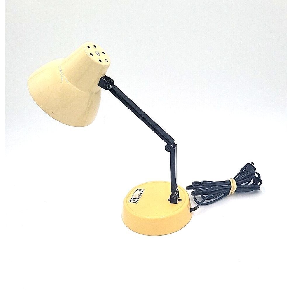 VTG UL Tensor-Style Pixar Lamp Portable Desk Lamp MCM Retro Gold Adjustable