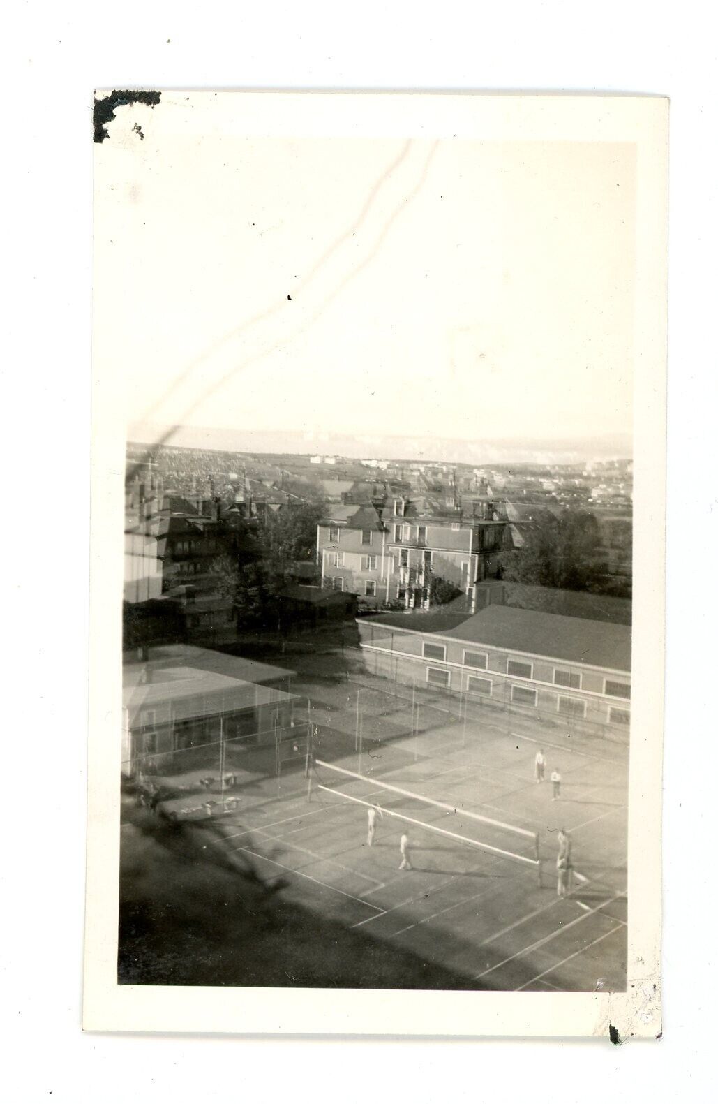 Abstract vintage snapshot found photo Double exposure photographic anomaly