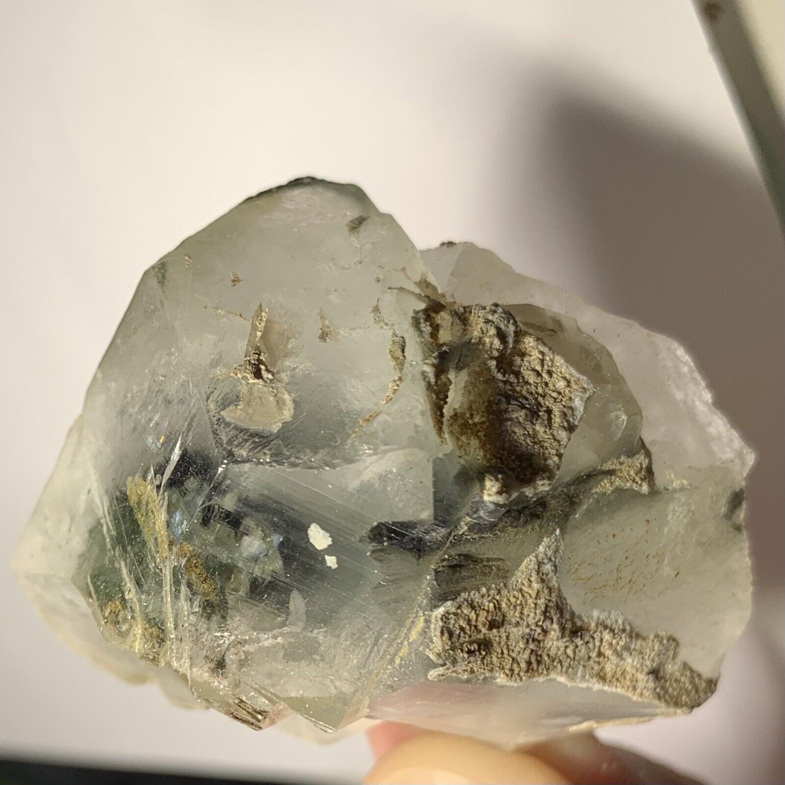 Amphibole In Quartz Crystal Khaplu Mine Skardu Gilgit-Baltistan PAKISTAN 60g