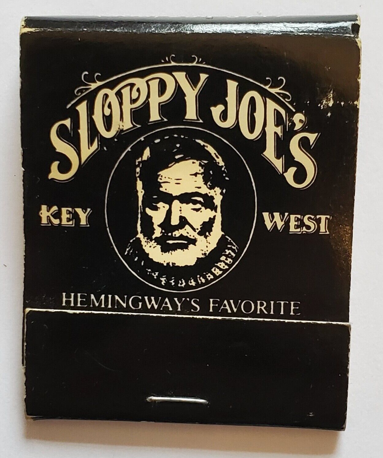 Vintage SLOPPY JOE'S matchbook; Hemmingway; 1990’s;  (Key West, FL)
