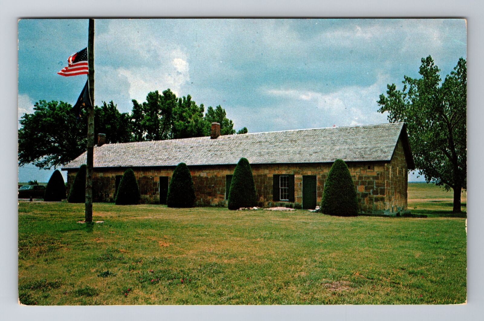 Hays KS-Kansas, Guardhouse, Antique, Vintage Souvenir Postcard