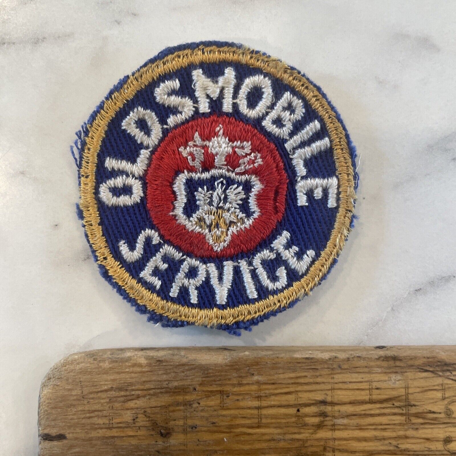 Vintage Oldsmobile Automotive Service Parts Dealer Uniform Jacket Patch 2”