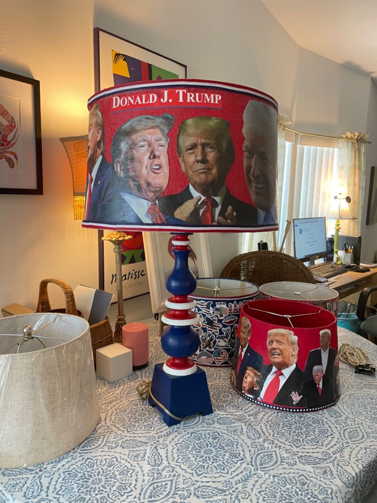 President Trump Large Table Lamp