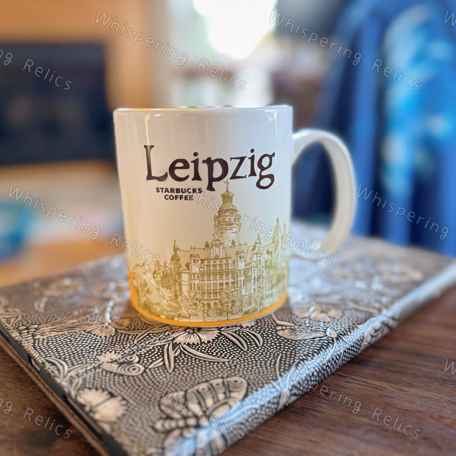 Leipzig, Germany | Neues Rathaus | Starbucks 16 oz Global Coffee Tea Cup Mug
