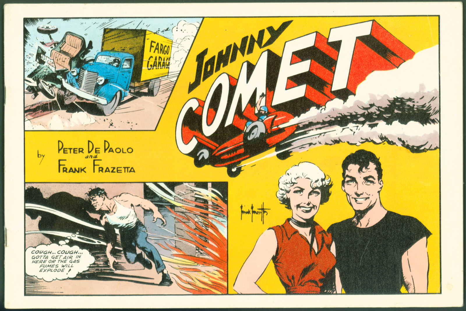 Johnny Comet Softcover Tradpaperback TPB  Frank Frazetta Comic Strip