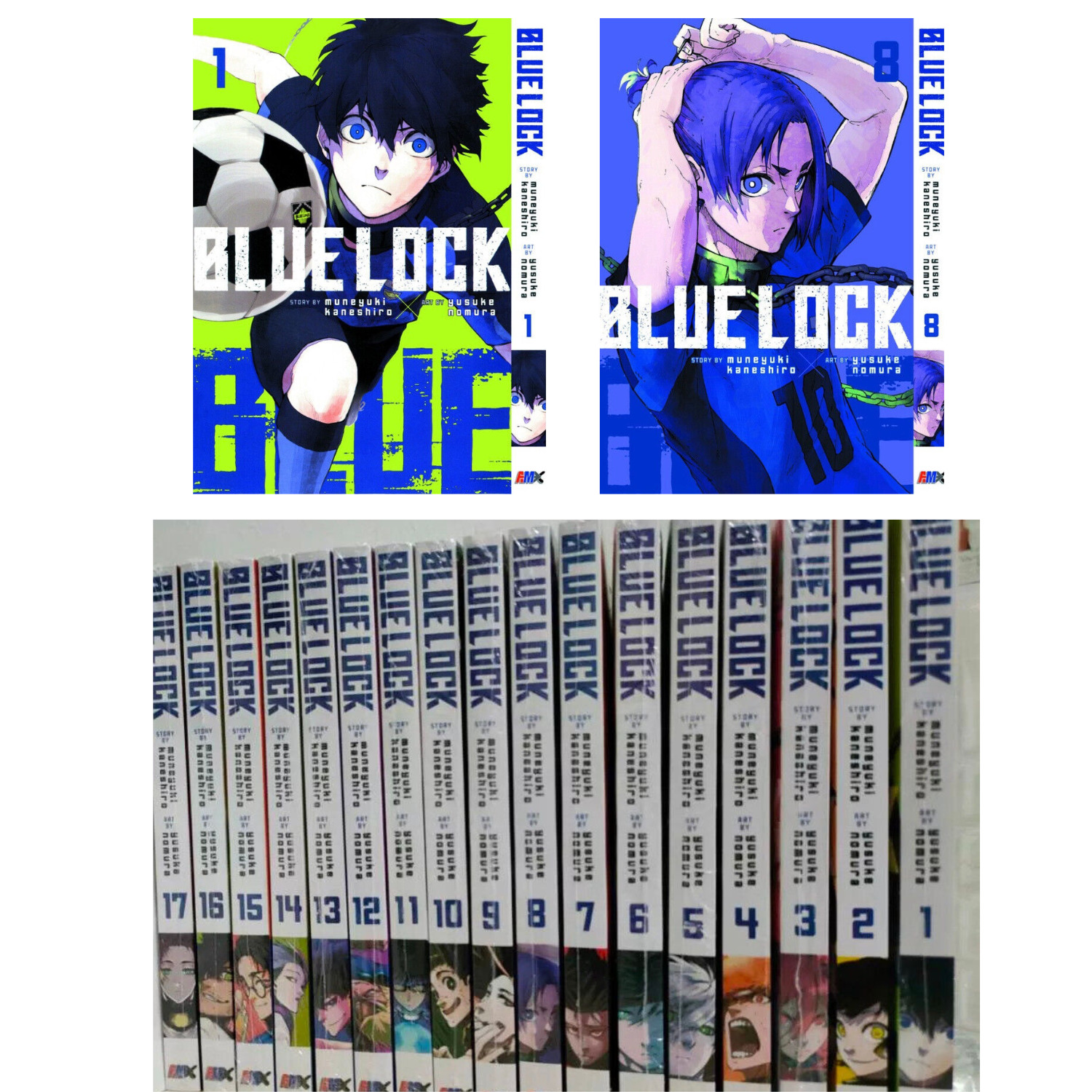 BLUE LOCK English Comics Vol 1-24 Full Set Complete New Book Manga Anime DHL Exp