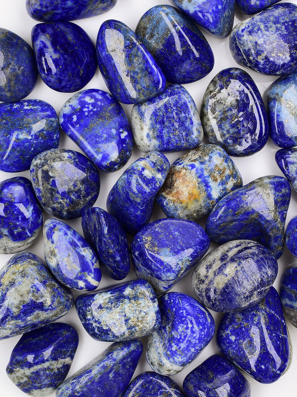 Lapis Lazuli High Graded Tumbled Stone - 1 KG / 1 LB / 0.5 LB / 5 PCS / 1 PC