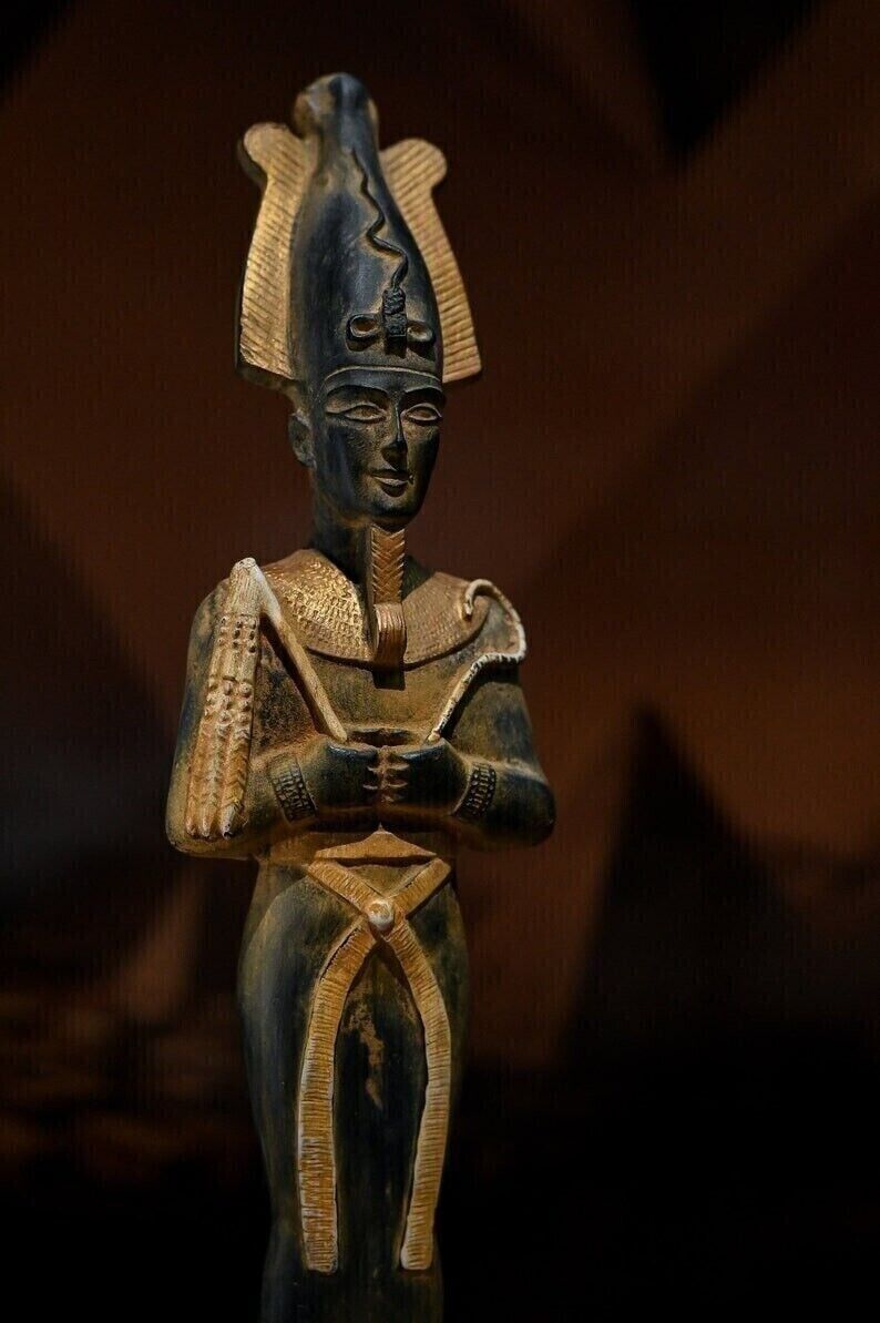 Unique statue of Goddess Osiris God of deceased Ancient Egyptian Antiques