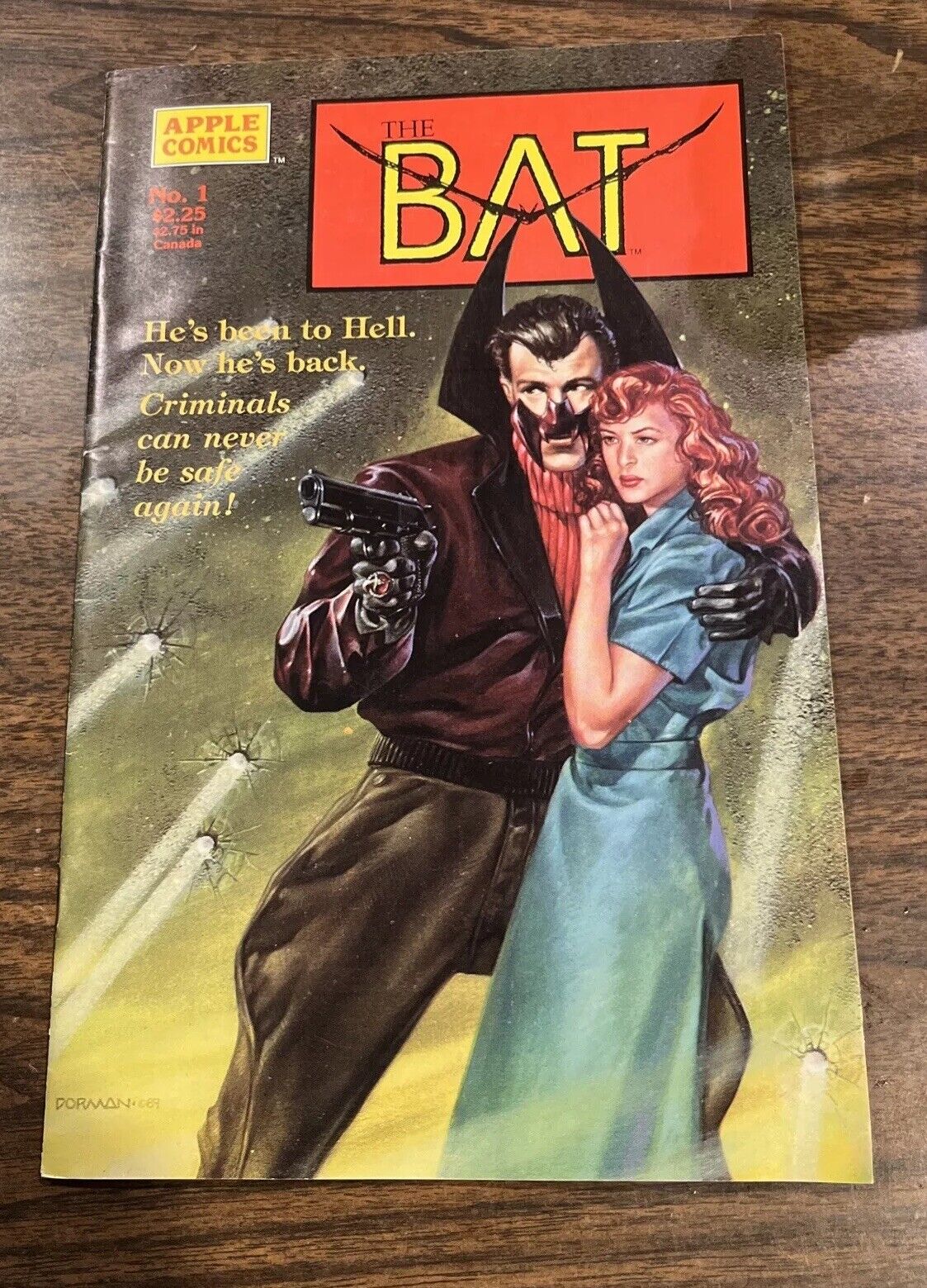 The Bat Apple Comics Dave Dorman Cover