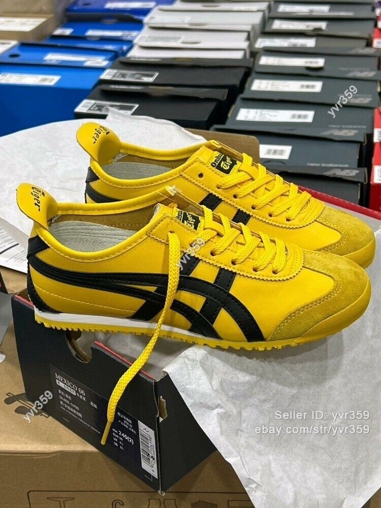 Onitsuka Tiger MEXICO 66 Yellow/Black Sneakers Unisex Classic Shoes 1183C102-751