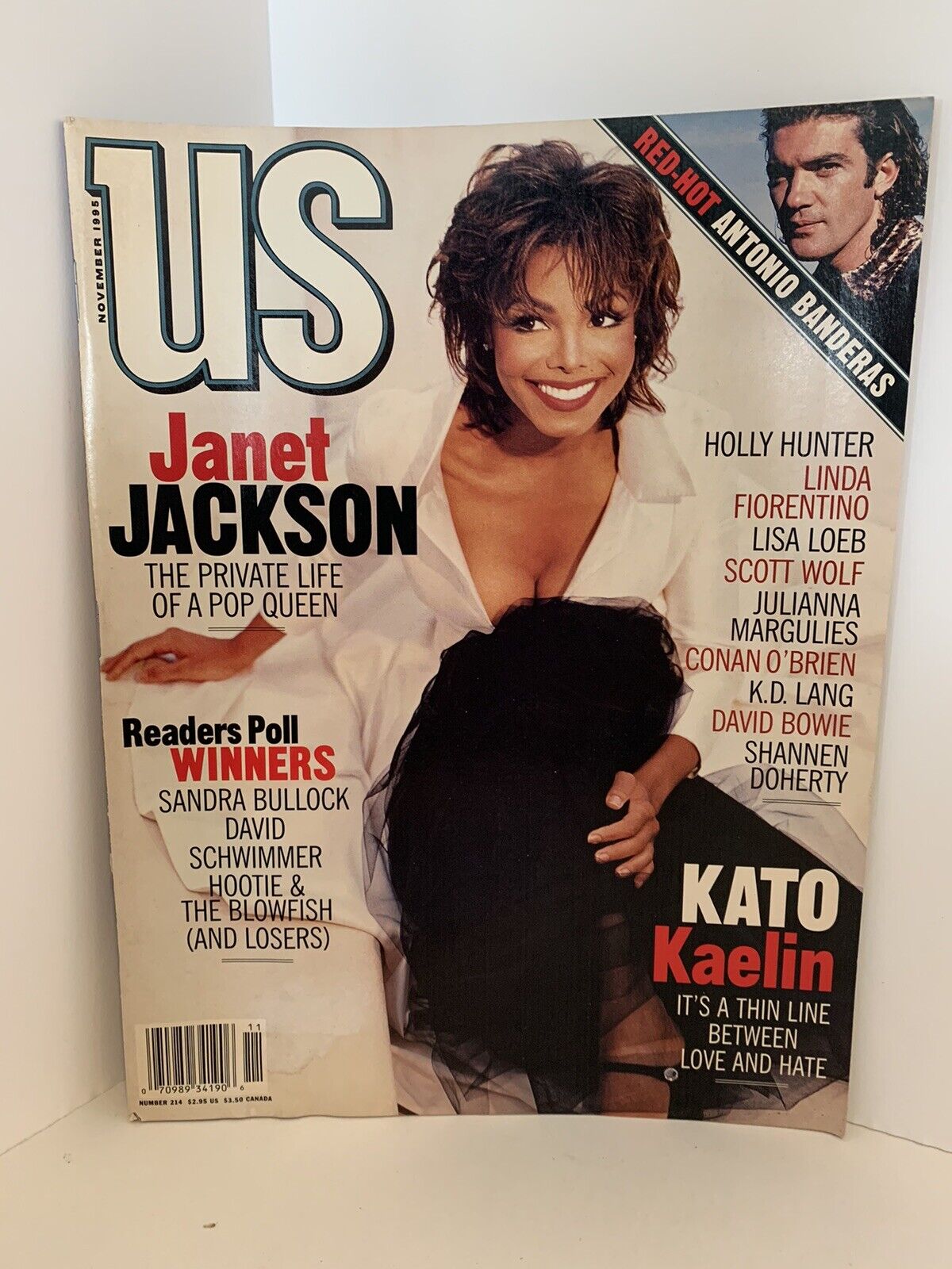 Us Weekly Magazine November 1995 Janet Jackson Kato Kaelin