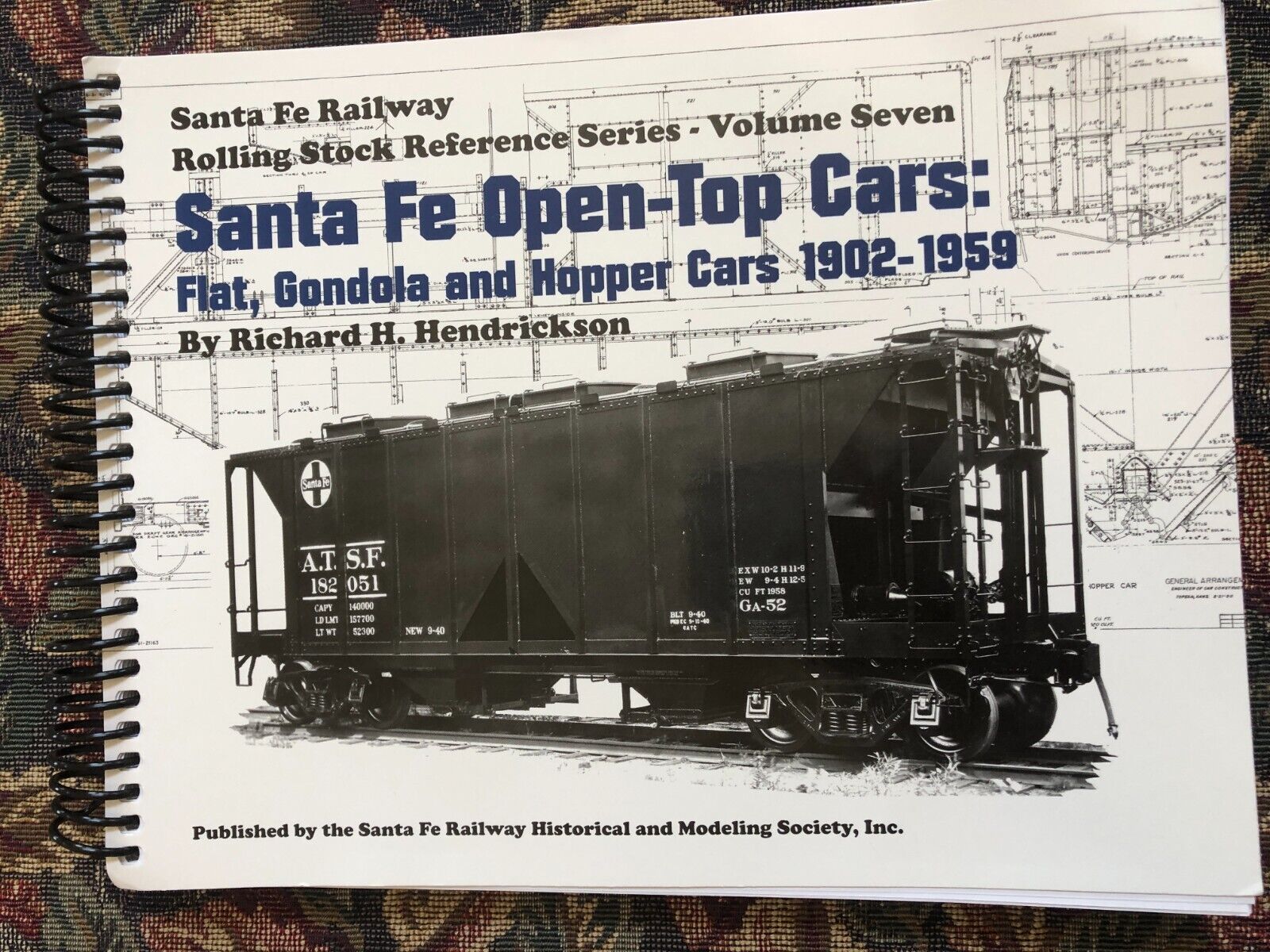 ATSF Santa Fe Open Top Flat, Gondola, and Hopper Cars 1902 to 1959 New 