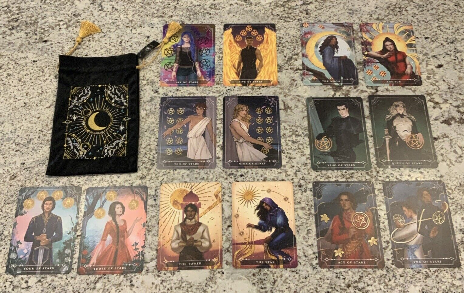Fairyloot Tarot Cards Lot Of 8 Sets (16 Cards) + Tarot Card Bag
