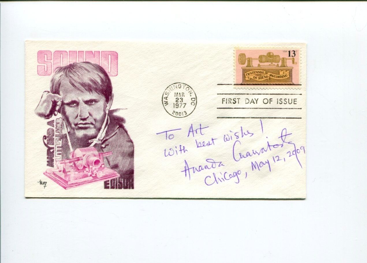 Ananda Mohan Chakrabarty Microbiologist Rare Signed Autograph FDC