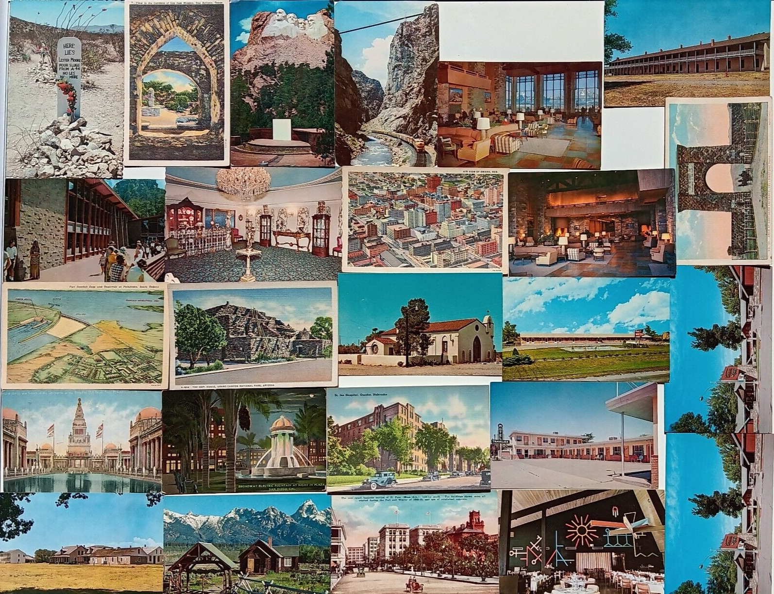 25 Blank Antique Vintage 1900s Postcard California Colorado Texas Arizona Lot 23