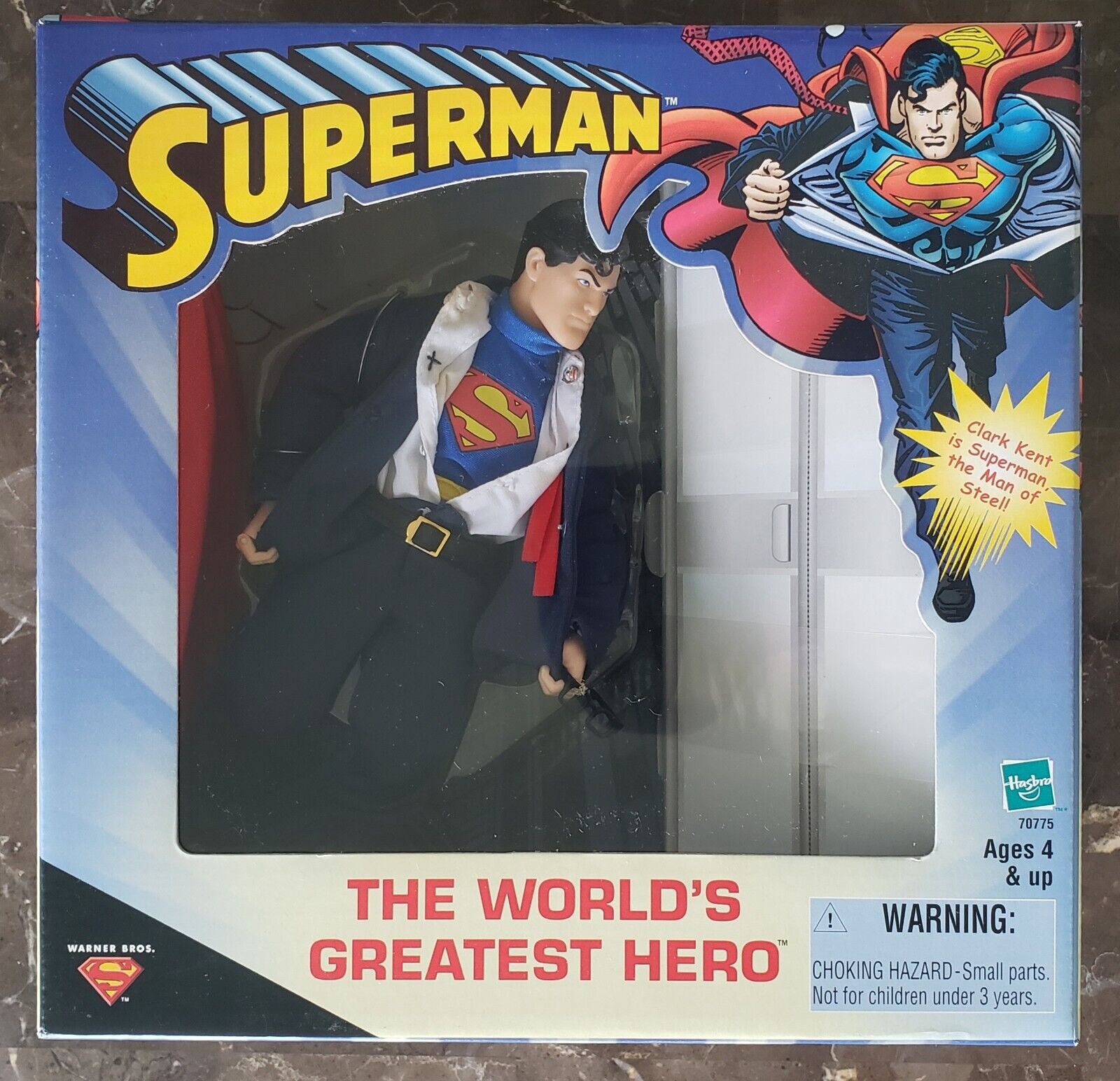 SUPERMAN THE WORLD'S GREATEST HERO  8 INCH ACTION FIGURE TARGET STORES EXCLUSIVE