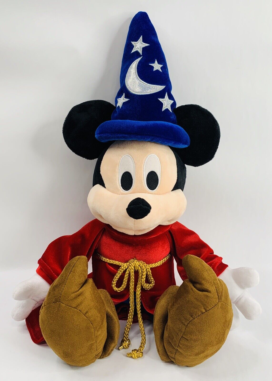 Large Fantasia Sorcerer Mickey Mouse Plush 22\