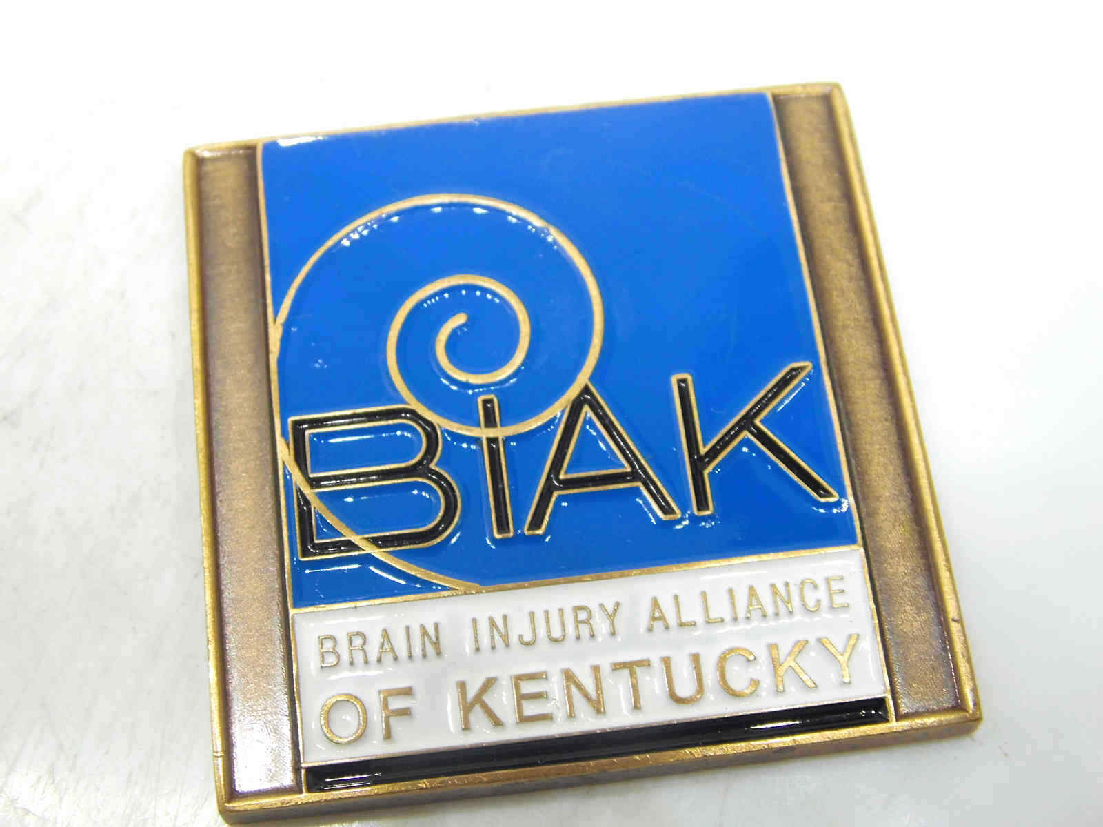 U.S. ARMED FORCES SUPPORTING BRAIN INJURY ALLIANCE OF KENTUCKY CHALLENGE COIN