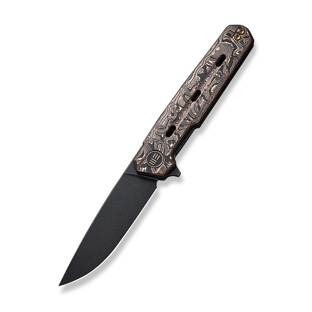 WE Knives Navo 22026-5 Carbon Fiber Black CPM20CV Stainless Pocket Knife