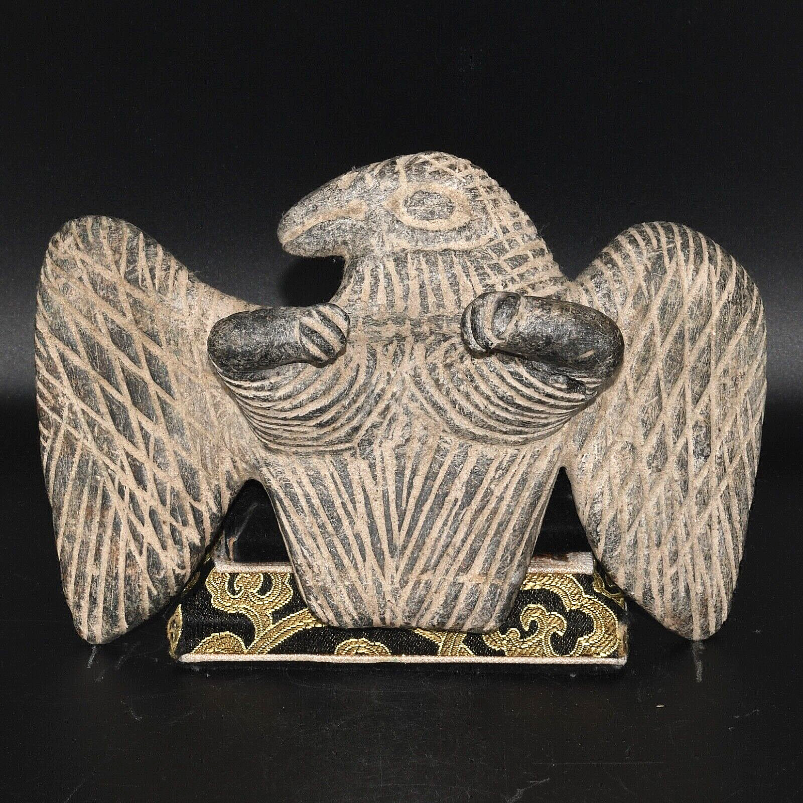Very Large Ancient Bactrian Stone Eagle Bird Sculpture Figurine C. 2000-1500 BC