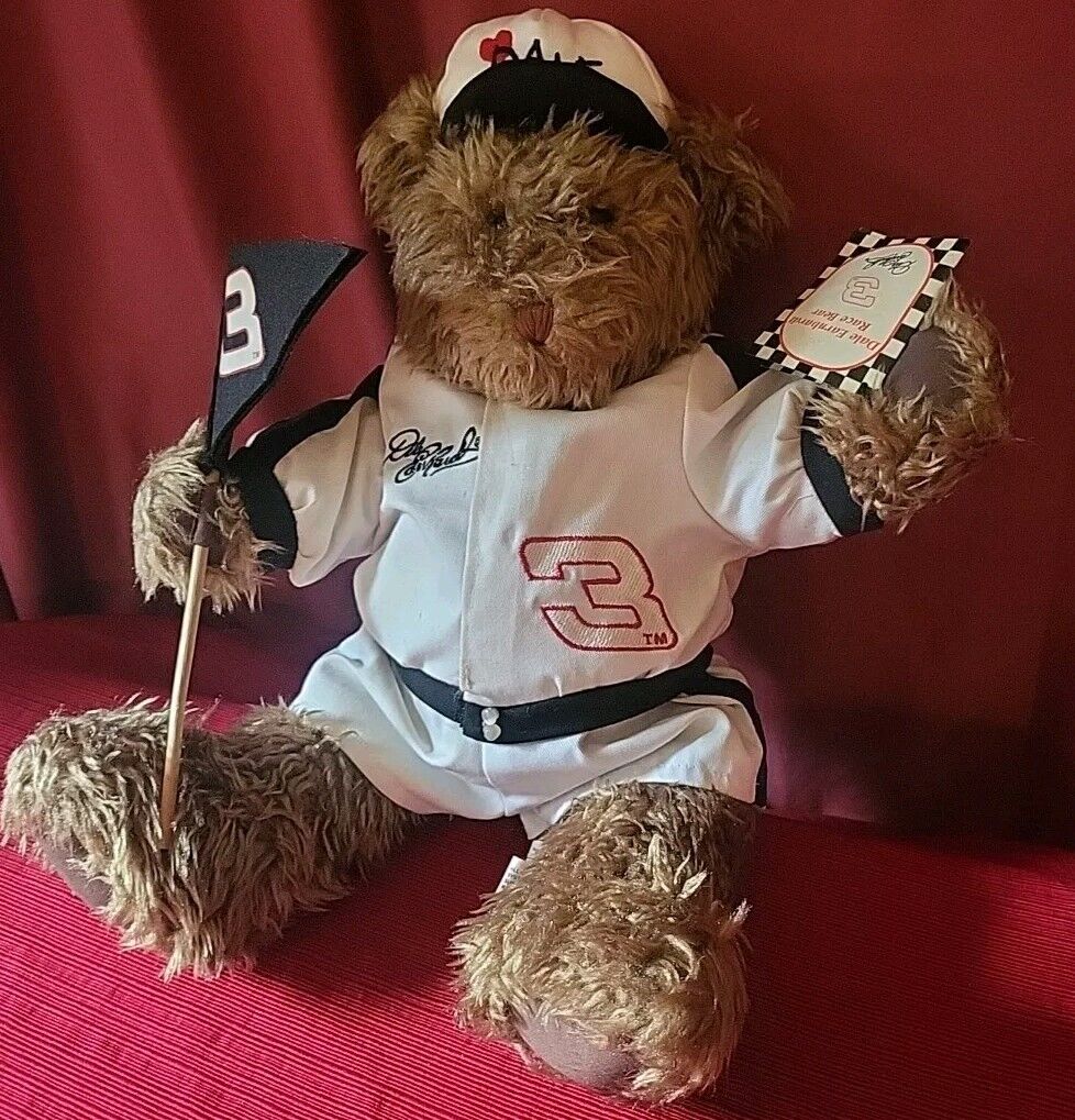 Vintage 1999 Dale Earnhardt #3 Motorsports Race Bear By Hamilton Collection- NWT