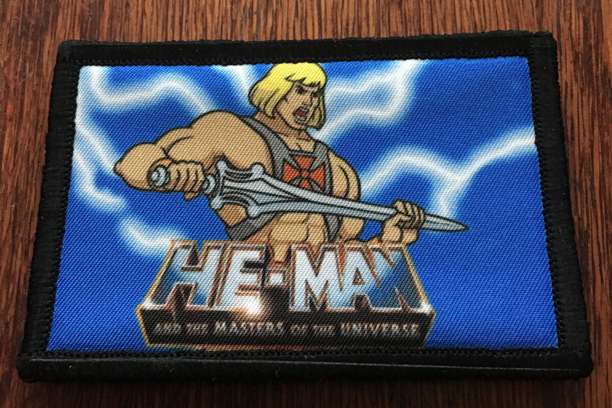 He-Man  Masters Of The Universe Morale Patch Army Military Tactical flag USA