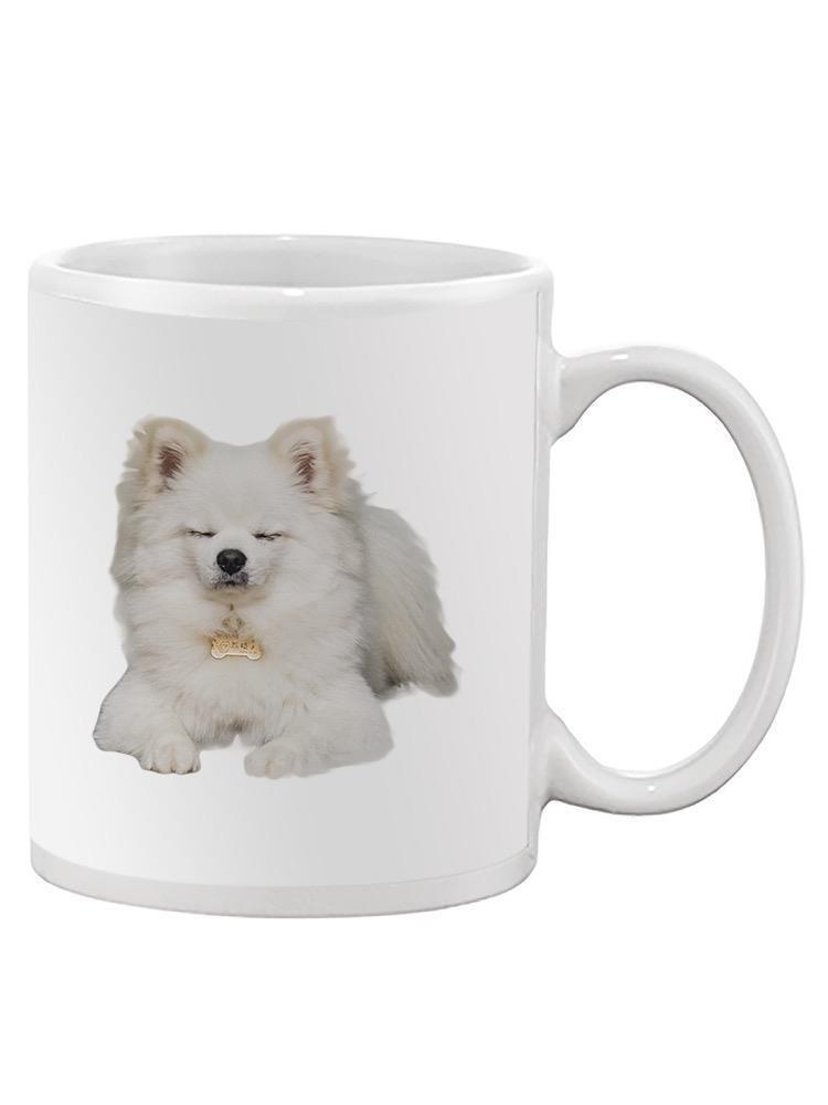 Pomeranian Dog Sitting Mug - SPIdeals Designs