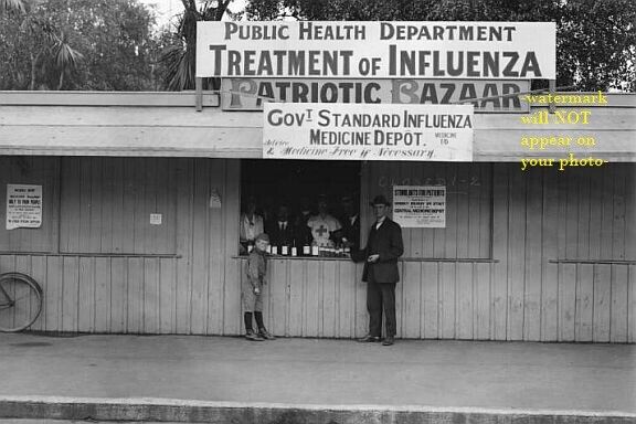 1918 Flu PHOTO Pandemic Government Treatment Center Spanish Outbreak 