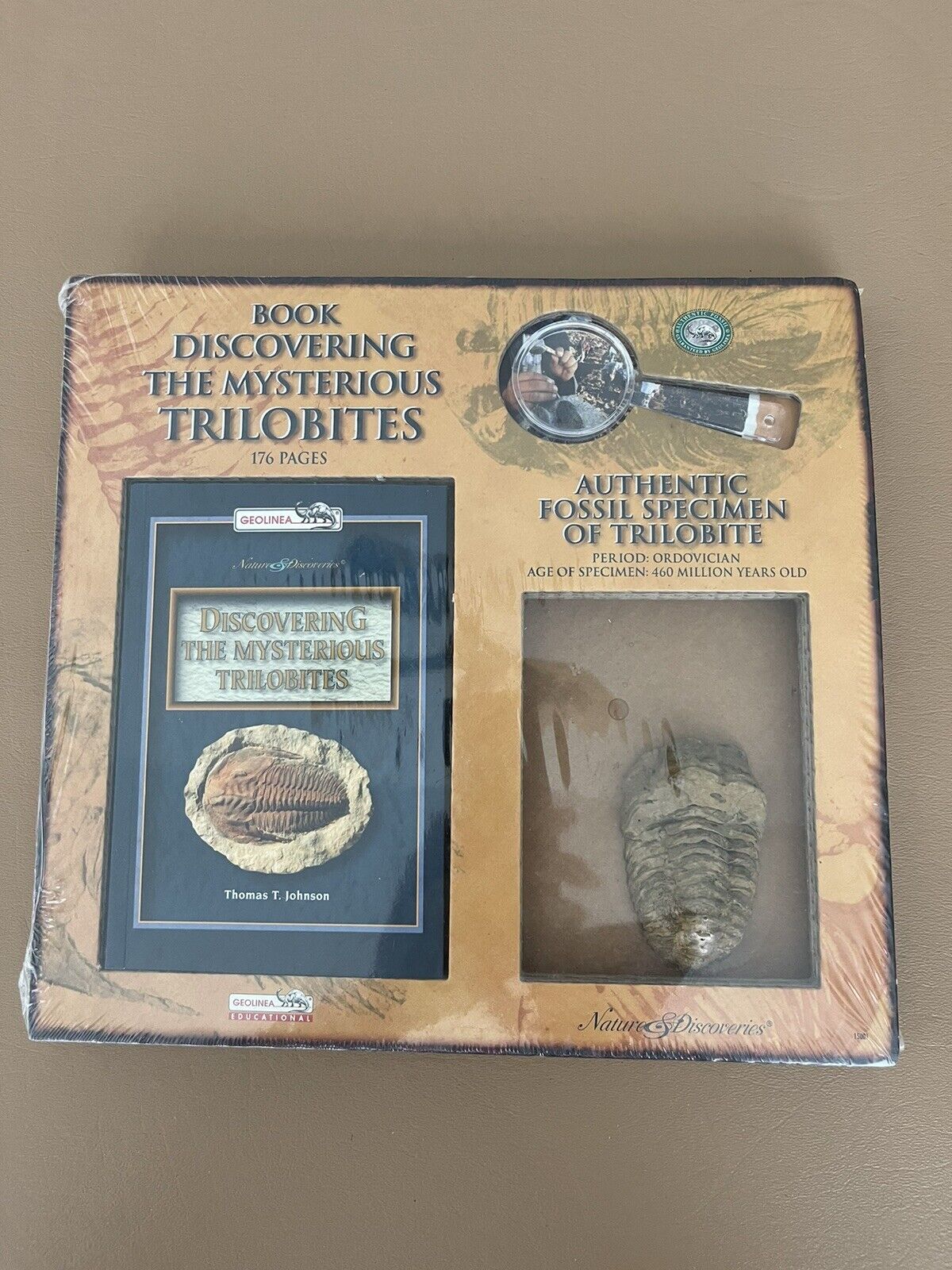Sealed The Mysterious Trilobites Book W/Authentic Fossil Kit 2003