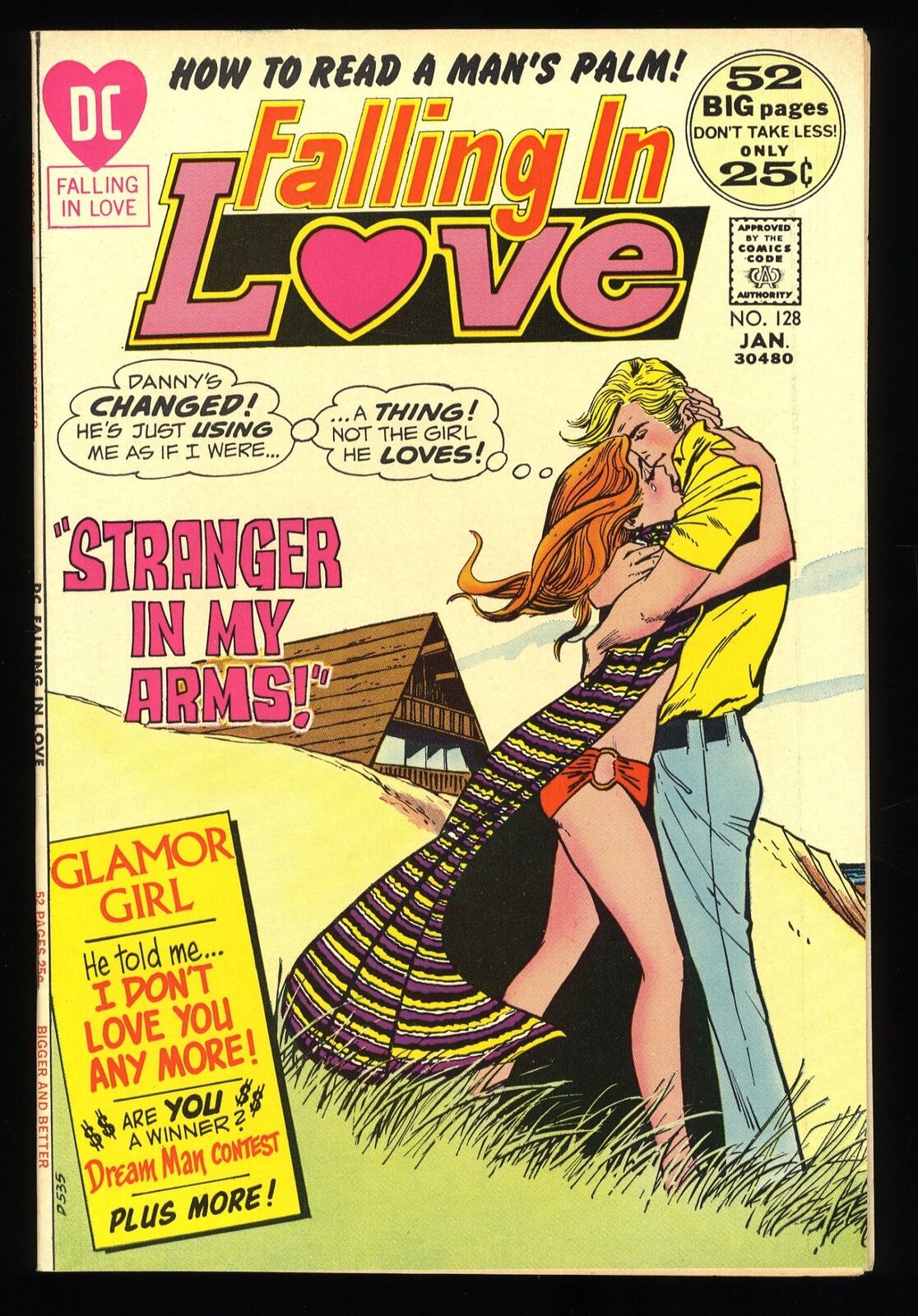 Falling In Love #128 VF+ 8.5 DC Comics 1972