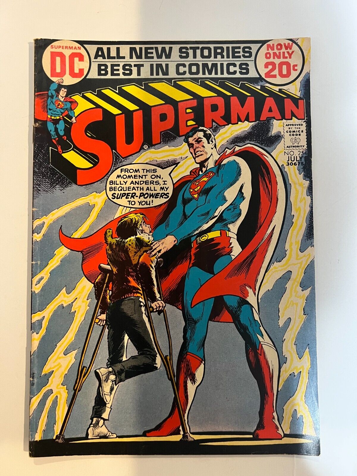 Superman #254 (1972 DC, Bronze Age) Neal Adams