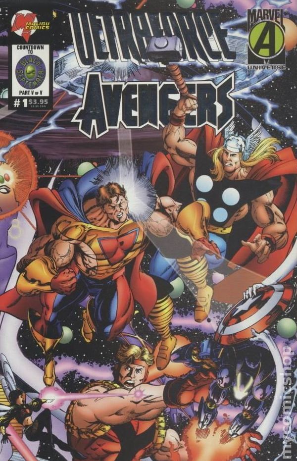Ultraforce Avengers #1 FN 1995 Stock Image