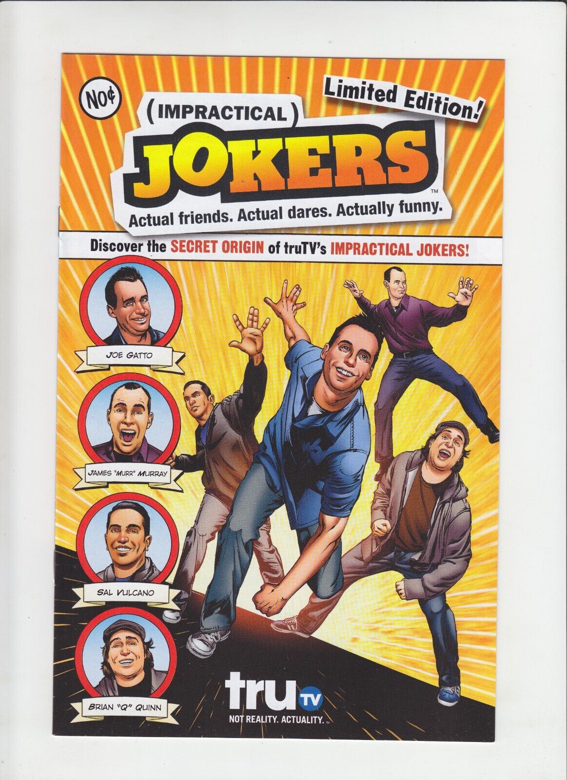 Impractical Jokers #1 VF limited edition - Joe, Murr, Sal, Quinn TruTV DC 2013