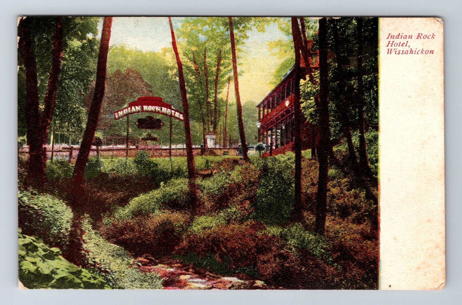 Philadelphia PA-Pennsylvania, Indian Rock Hotel Wissahickon Vintage Postcard