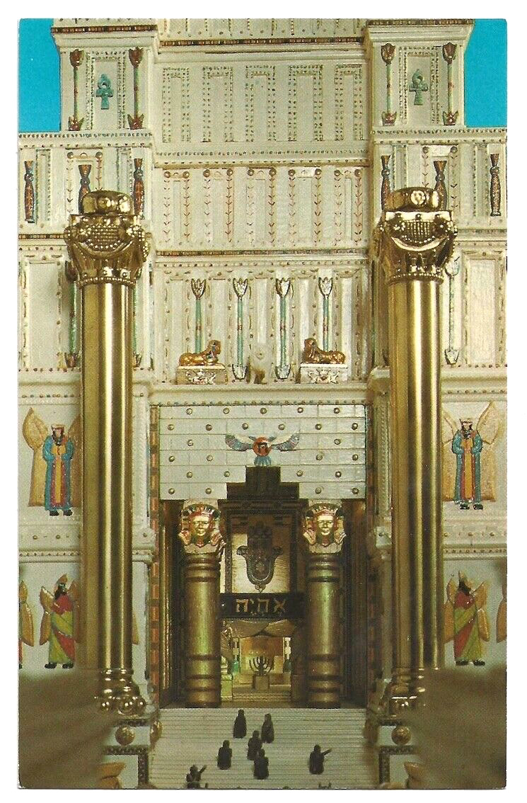 San Francisco California c1950's Masonic Temple, Model of King Solomon's Temple