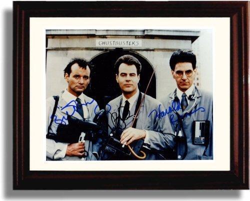 16x20 Framed Dan Aykroyd, Harold Ramis, and Bill Murray Autograph Promo Print -