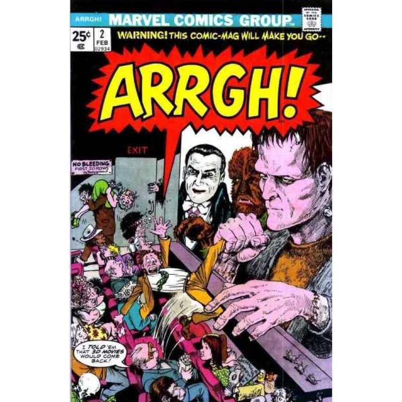 Arrgh #2 in Very Fine minus condition. Marvel comics [p/