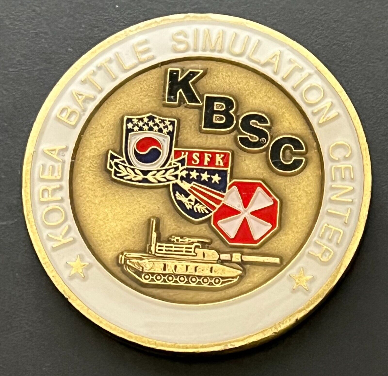 KBCS Korea Battle Simulation Center CBSC Challenge Coin Medal Token