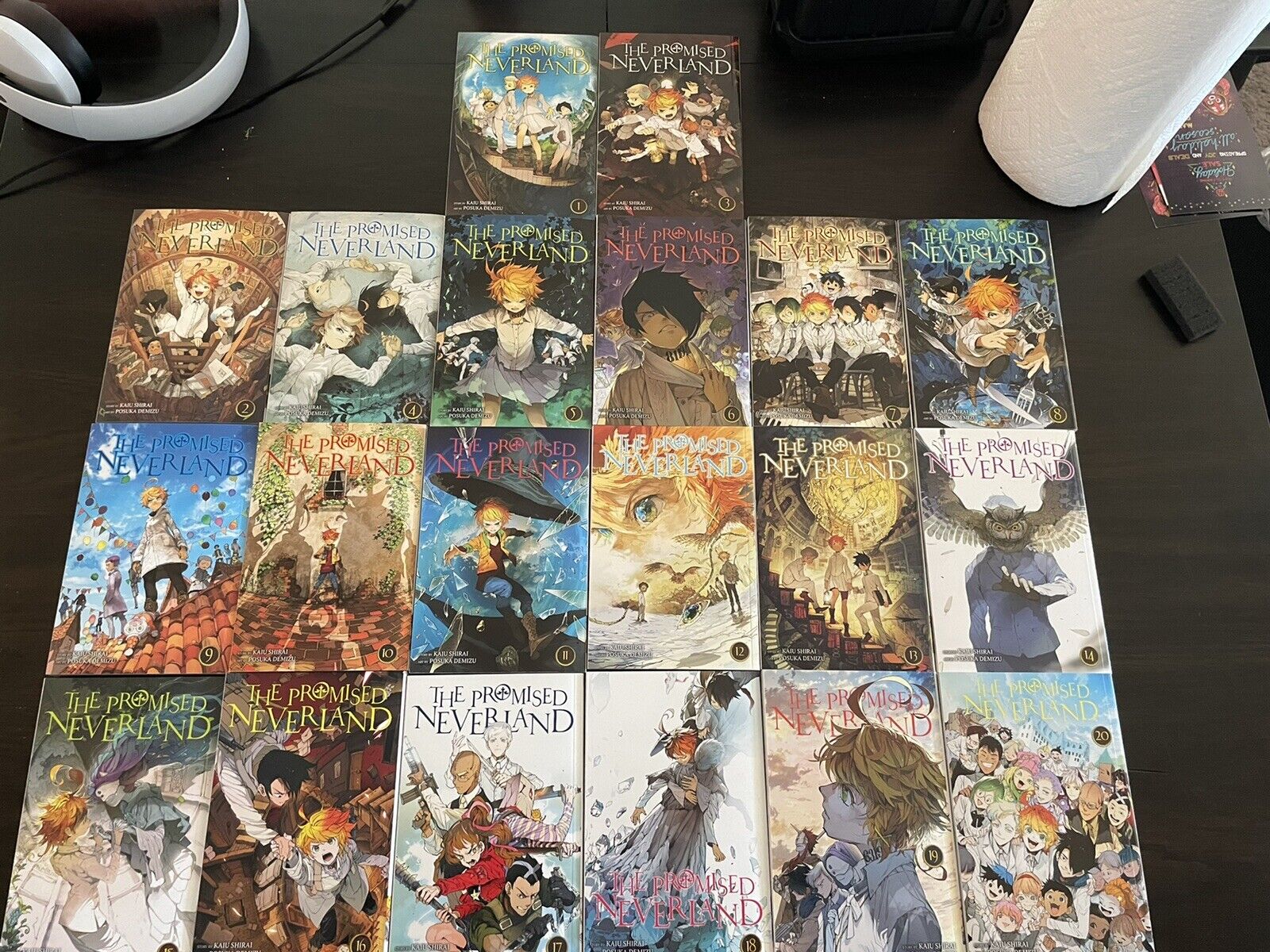 the promised neverland manga volumes