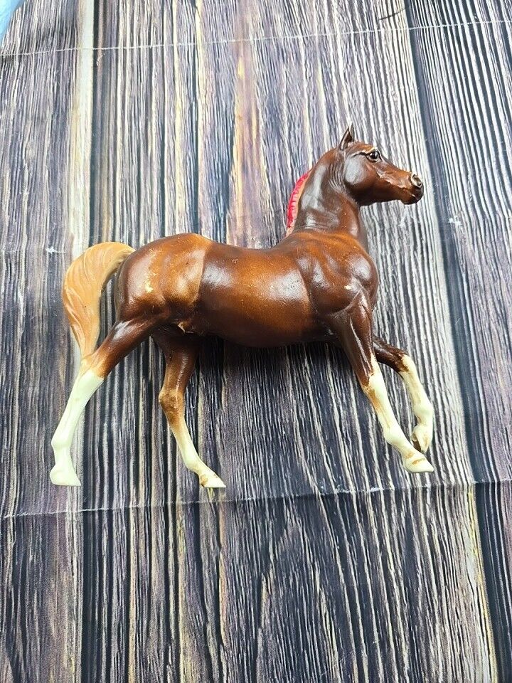 Vintage Breyer Brown Horse Figure Toy USA READ