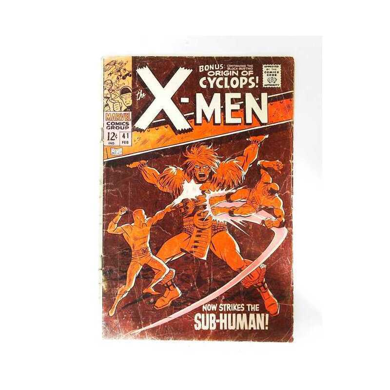 X-Men (1963 series) #41 in Very Good minus condition. Marvel comics [j~