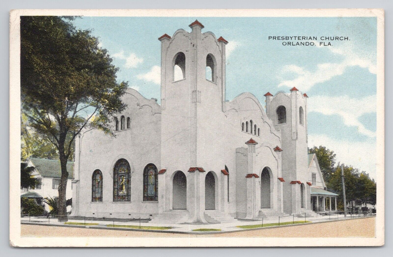 Postcard Presbyterian Church Orlando Florida