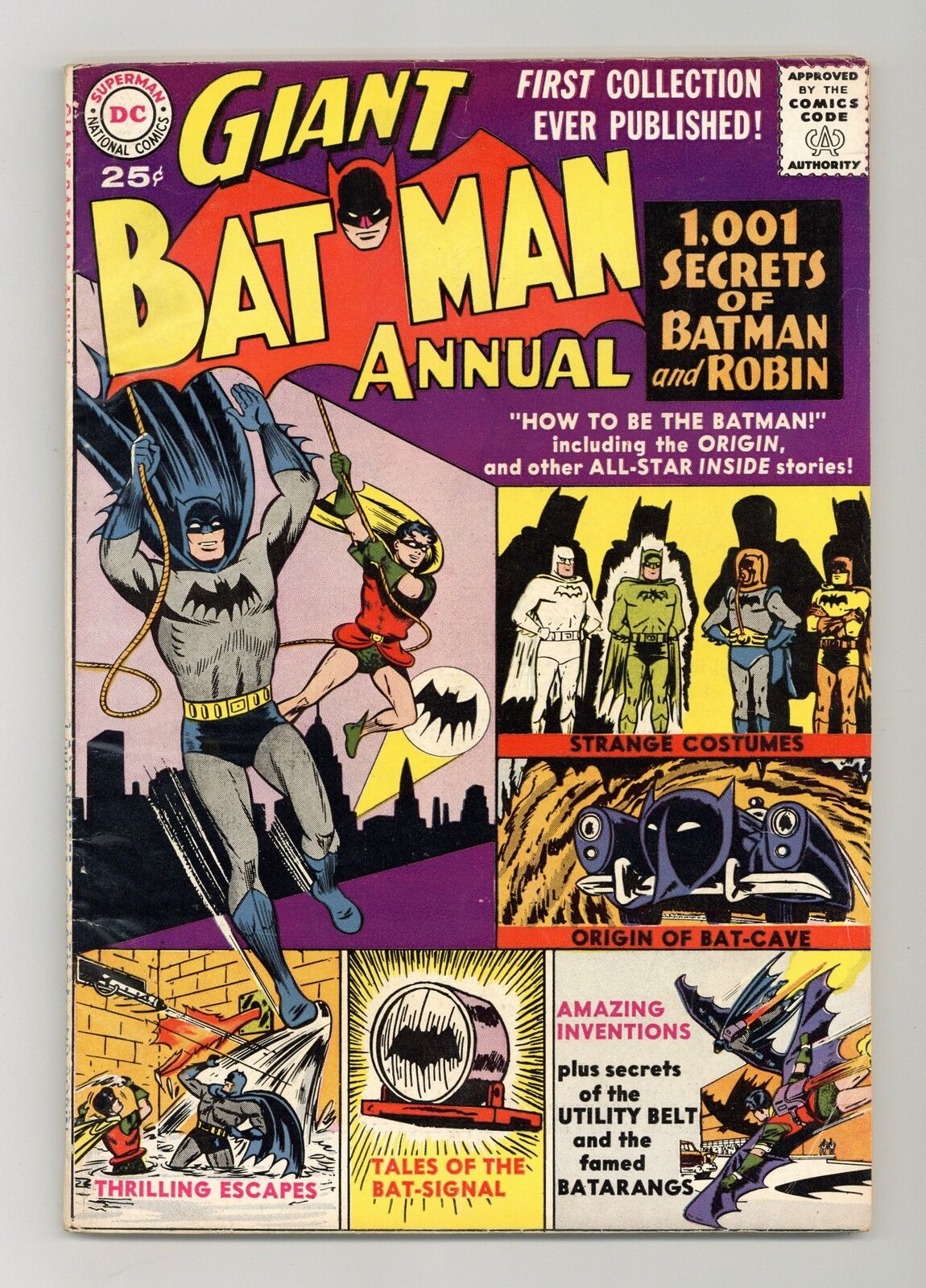 Batman Annual #1 GD/VG 3.0 1961
