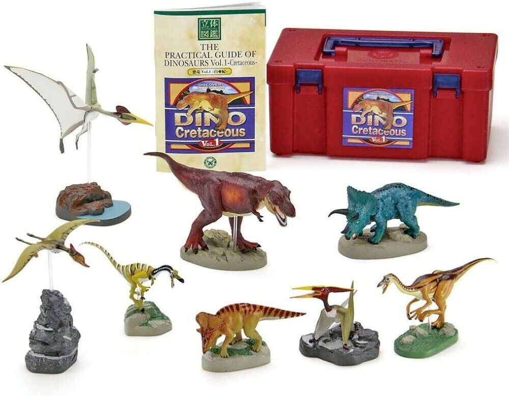 3D picture book Real figure box Dino vol.1 Dinosaur Cretaceous 1 for Children