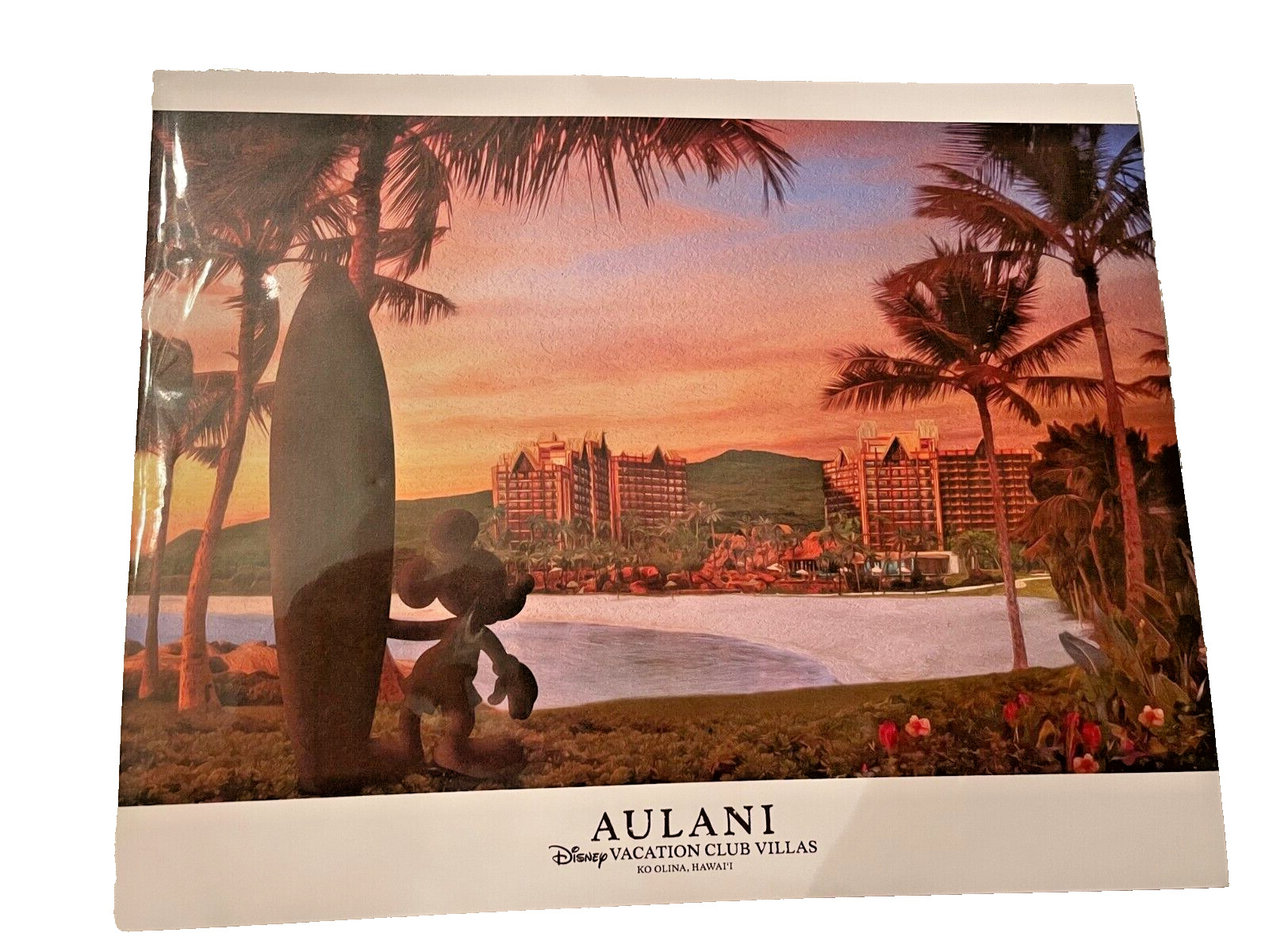 Disney Vacation Club DVC EXCLUSIVE Aulani Hawaii 8x10DV