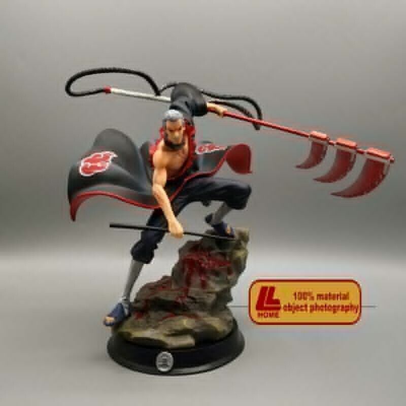 Anime Ninja Shippuden Akatsuki Hidan Fight PVC action Figure Statue Toy Gift
