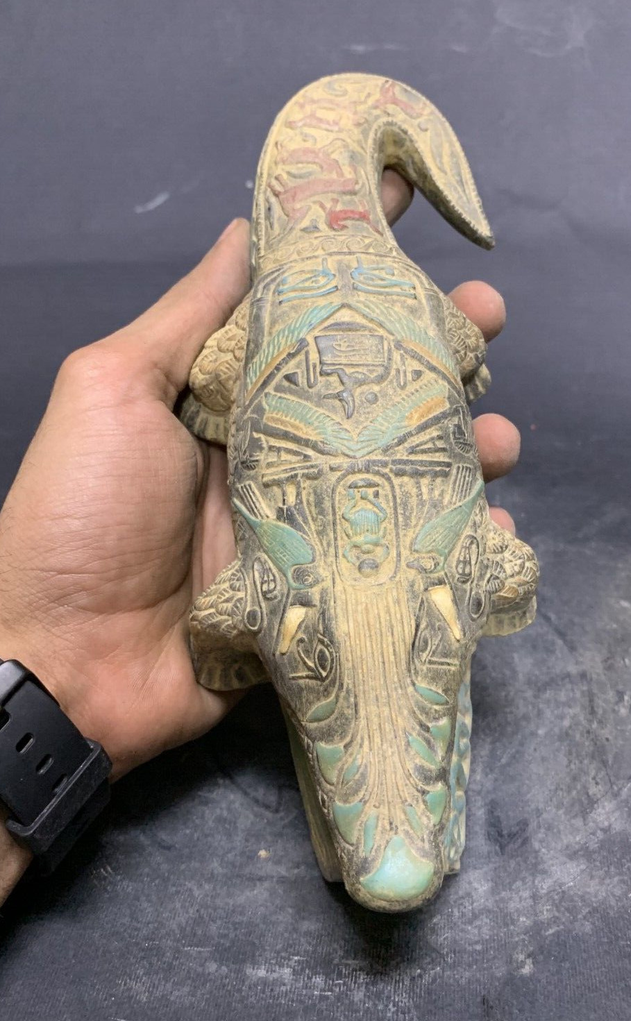 Ancient Sobek Egyptian Pharaonic Antiques God of the Nile and Fertility Rare BC