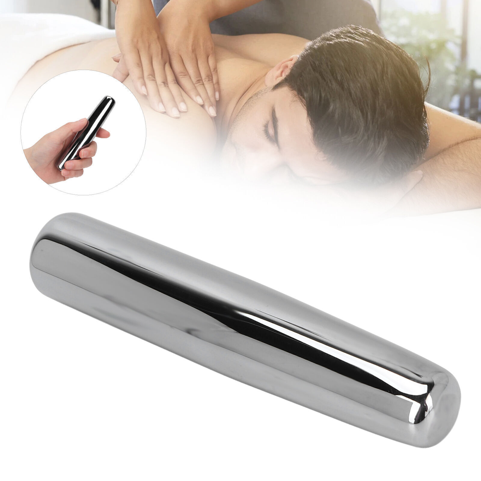 Terahertz Energy Stone Massage Wand Women Facial Skin Care Acupuncture Point
